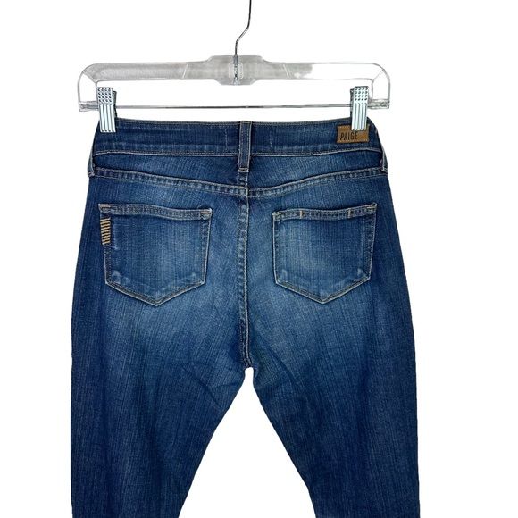 Paige Verdugo Ultra Skinny Jeans Womens Distressed Stretch Mid Rise Denim 26 - Picture 9 of 12